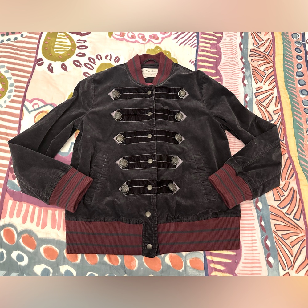 Free People Military Bomber Jacket